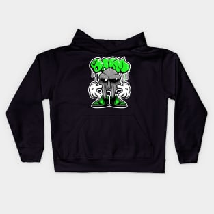 Madvillainy green Kids Hoodie